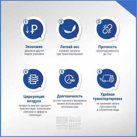 Сетка овощная 30 кг, 45 х 75 см, зеленый